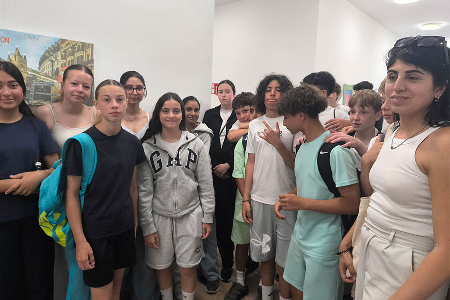 Gruppenfoto der Schüler der Heinrich-von-Kleist-Schule